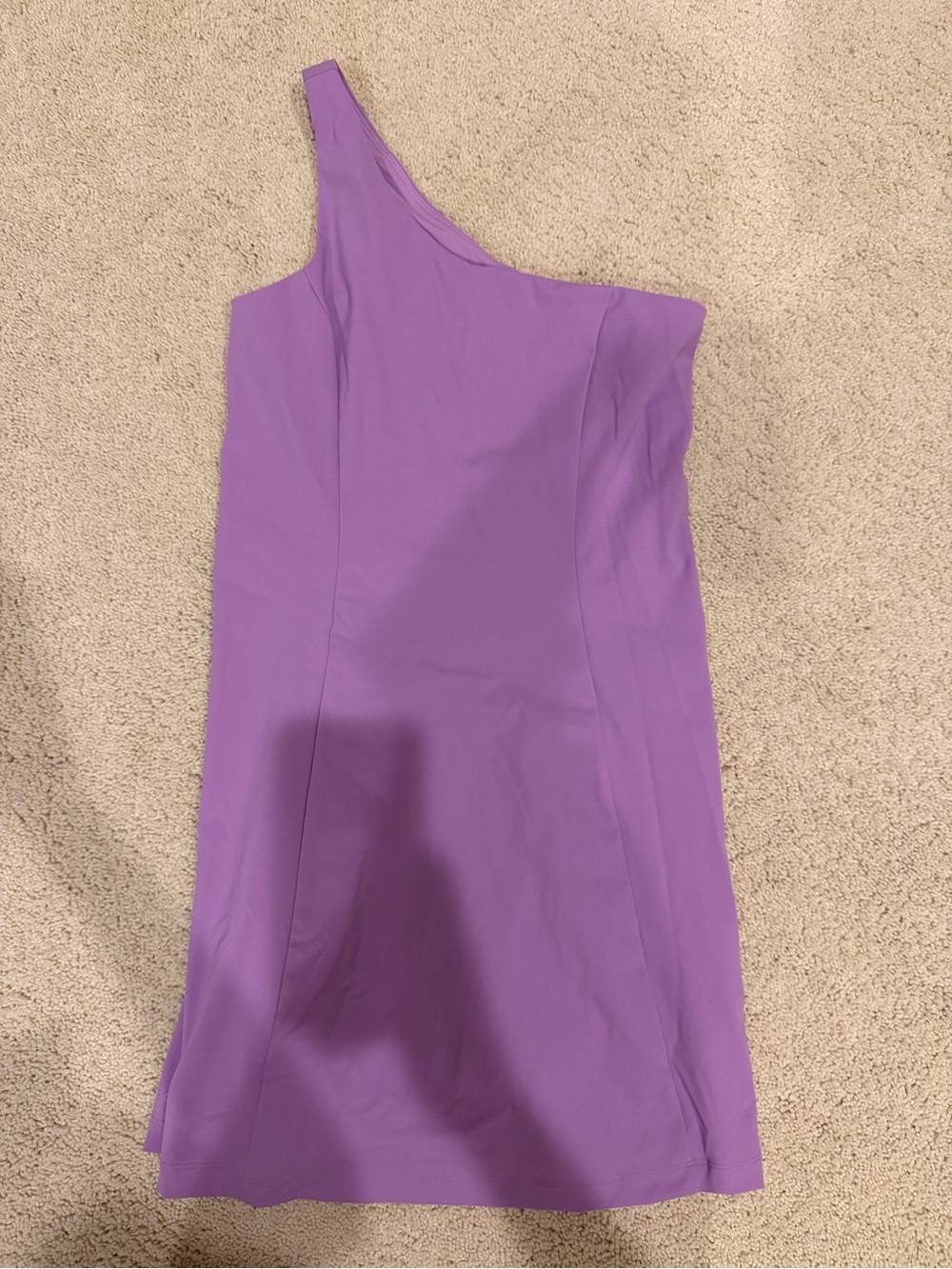 Outdoor Voices Lavender One-Shoulder Active Top